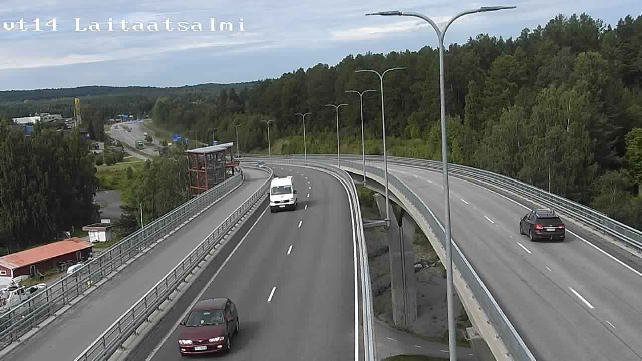 Weather Camera Image Väg 14 Nyslott, Laitaatsalmi, Savonlinna, Etelä-Savo