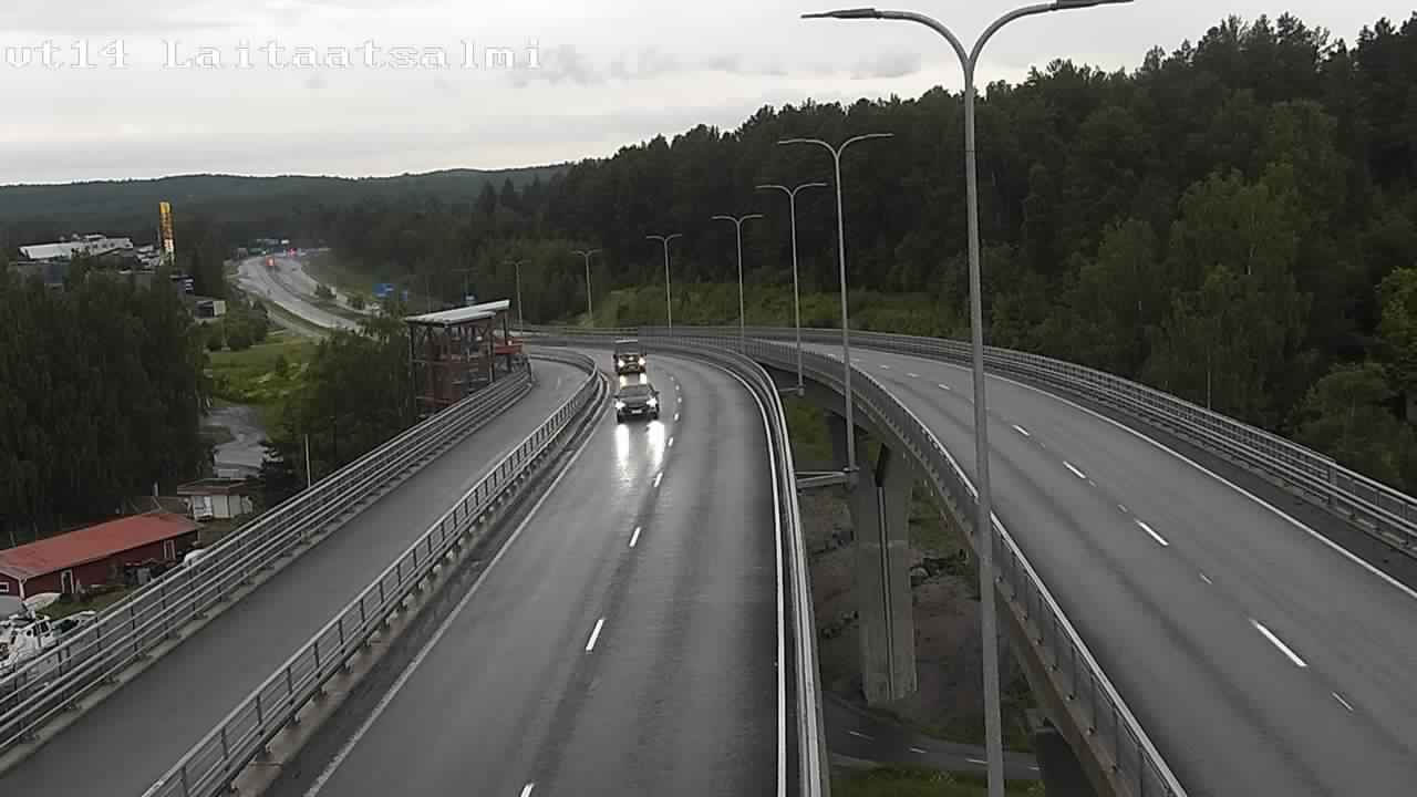 Kelikamerat Kuva Tie 14 Savonlinna, Laitaatsalmi silta, Savonlinna, Etelä-Savo