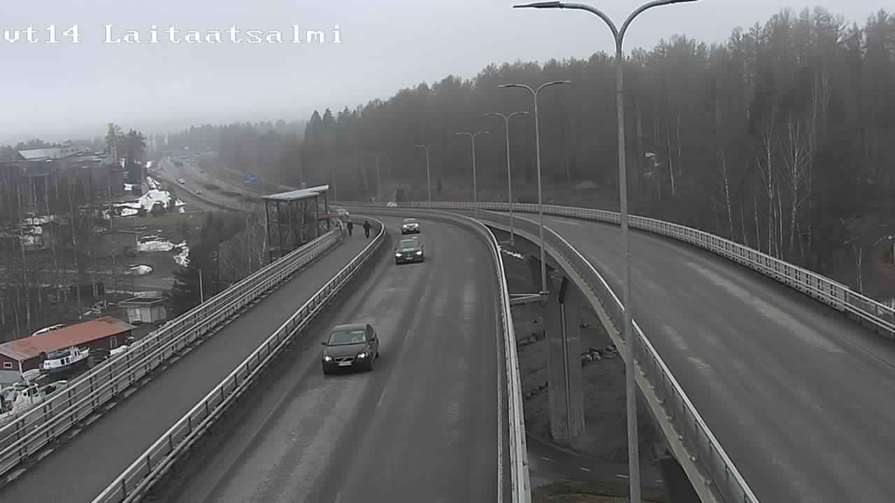 Weather Camera Image Road 14 Savonlinna, Laitaatsalmi, Savonlinna, Etelä-Savo