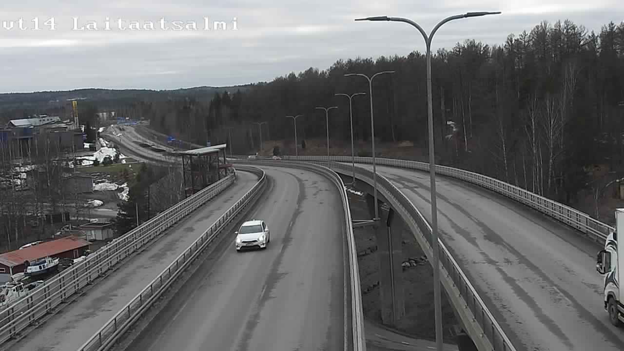 Kelikamerat Kuva Tie 14 Savonlinna, Laitaatsalmi silta, Savonlinna, Etelä-Savo