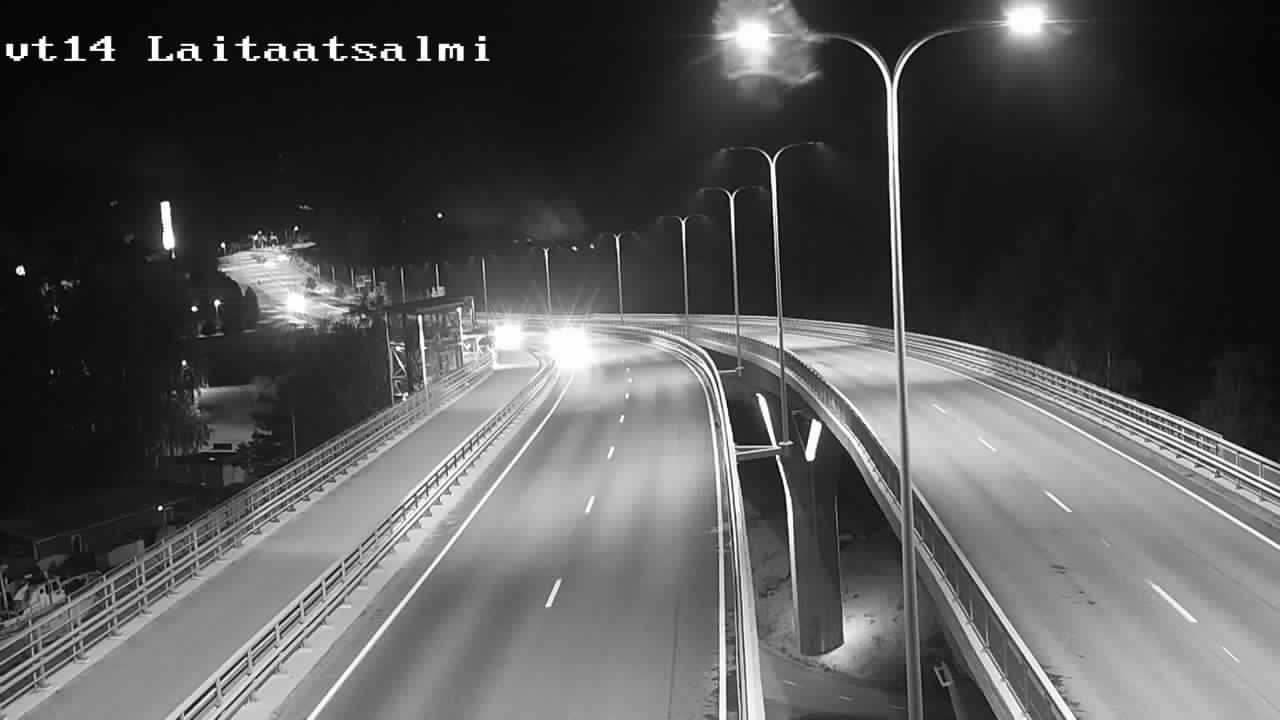 Weather Camera Image Road 14 Savonlinna, Laitaatsalmi, Savonlinna, Etelä-Savo