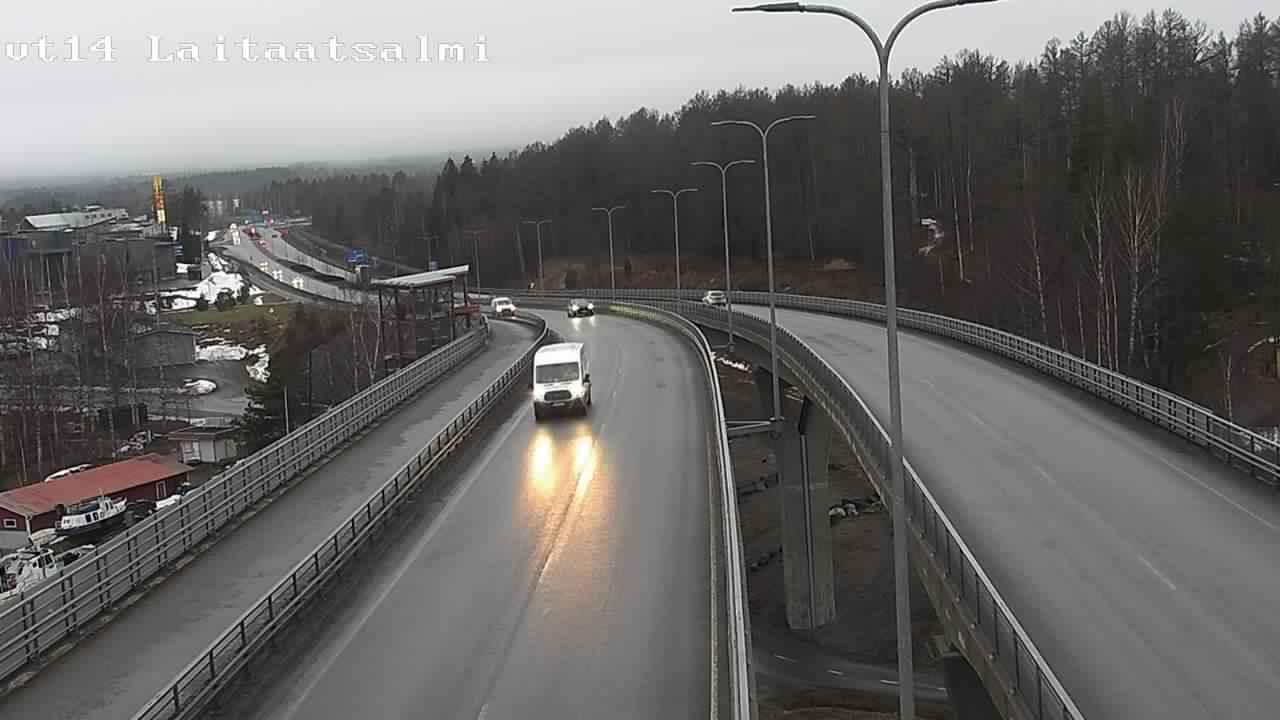 Kelikamerat Kuva Tie 14 Savonlinna, Laitaatsalmi silta, Savonlinna, Etelä-Savo