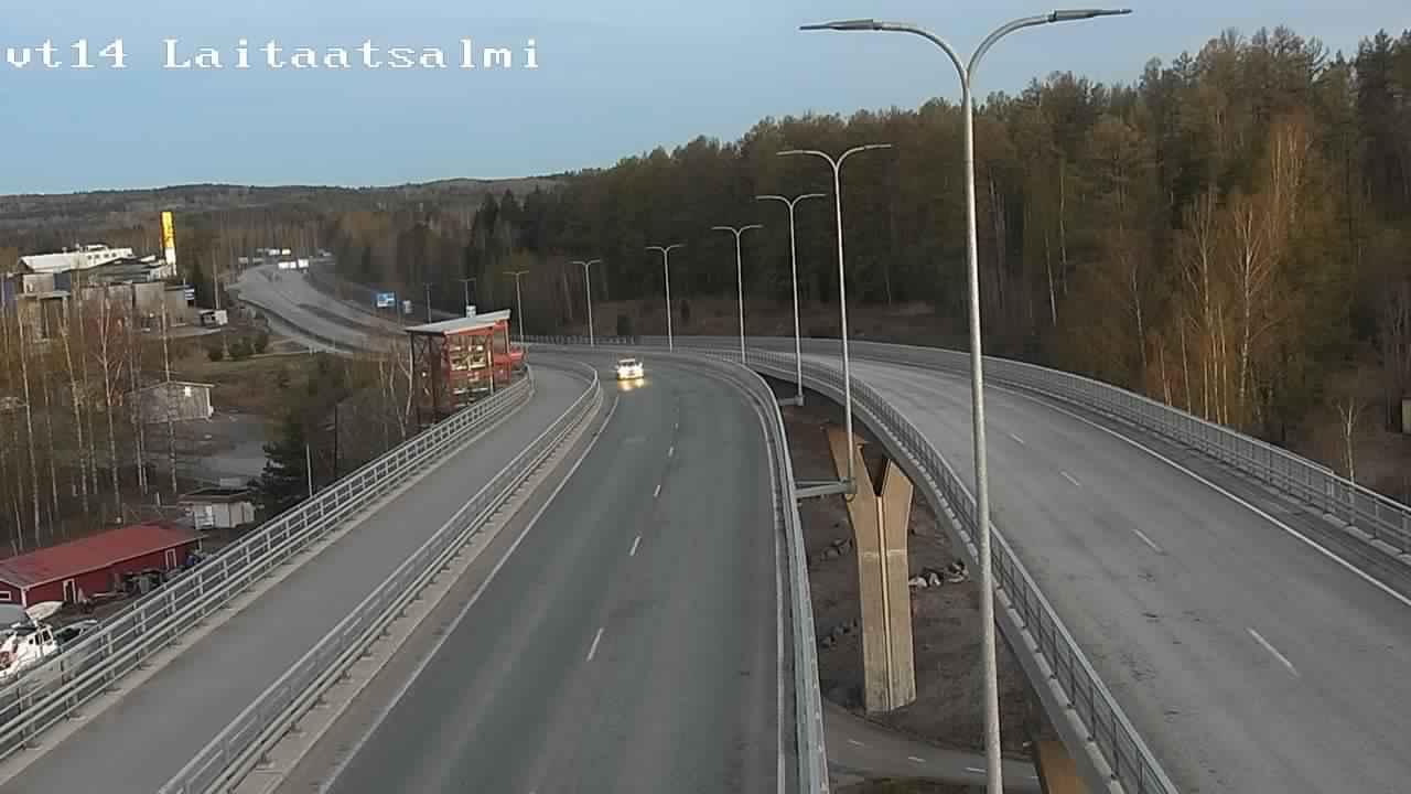 Kelikamerat Kuva Tie 14 Savonlinna, Laitaatsalmi silta, Savonlinna, Etelä-Savo