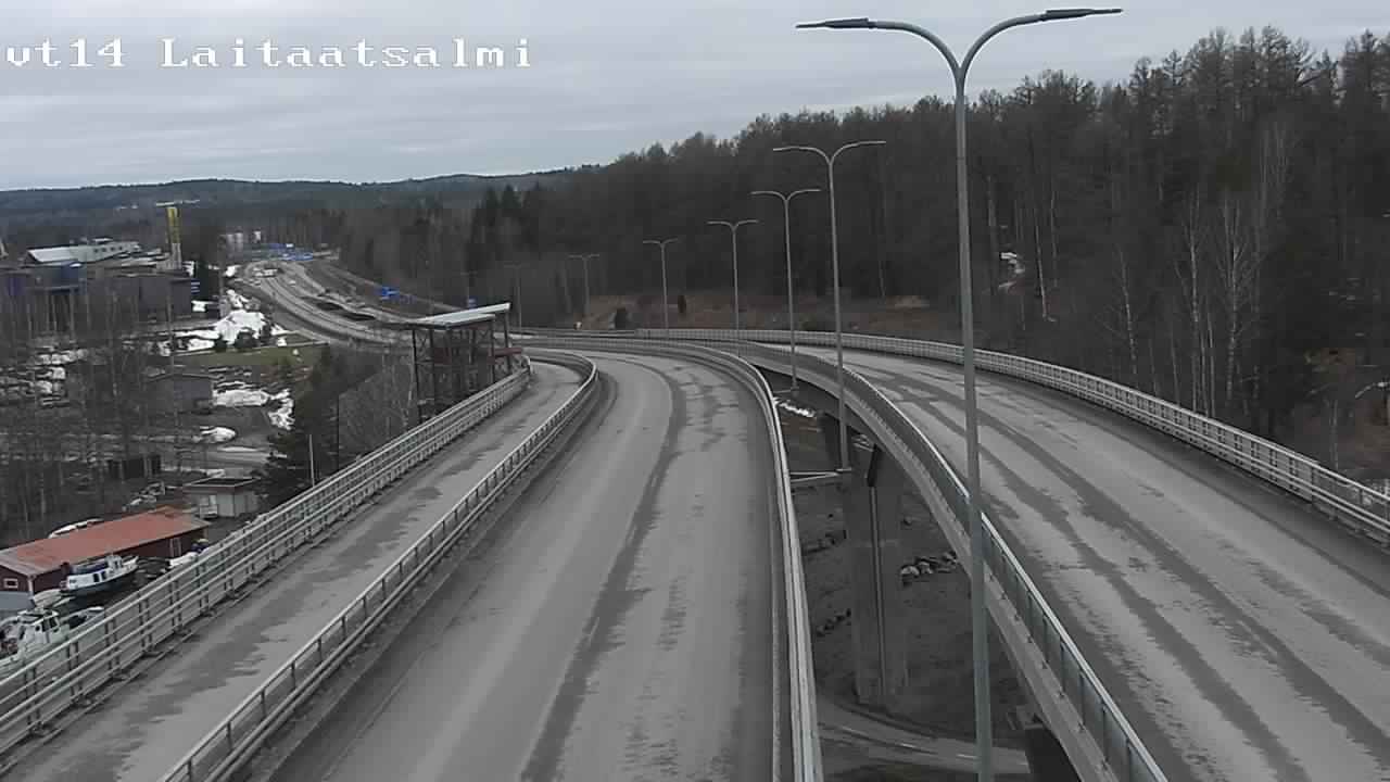 Kelikamerat Kuva Tie 14 Savonlinna, Laitaatsalmi silta, Savonlinna, Etelä-Savo