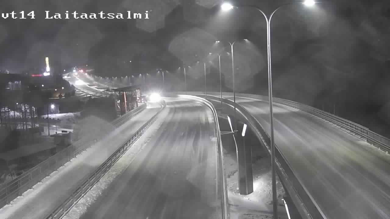 Weather Camera Image Väg 14 Nyslott, Laitaatsalmi, Savonlinna, Etelä-Savo