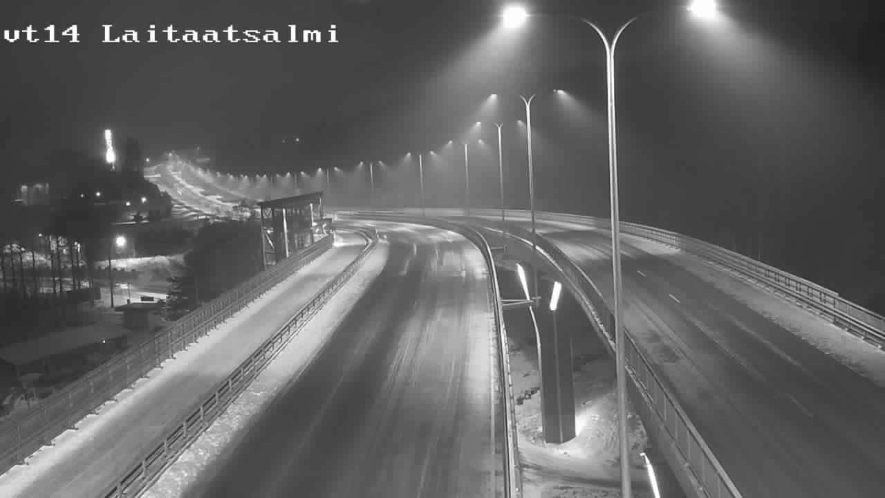 Weather Camera Image Väg 14 Nyslott, Laitaatsalmi, Savonlinna, Etelä-Savo