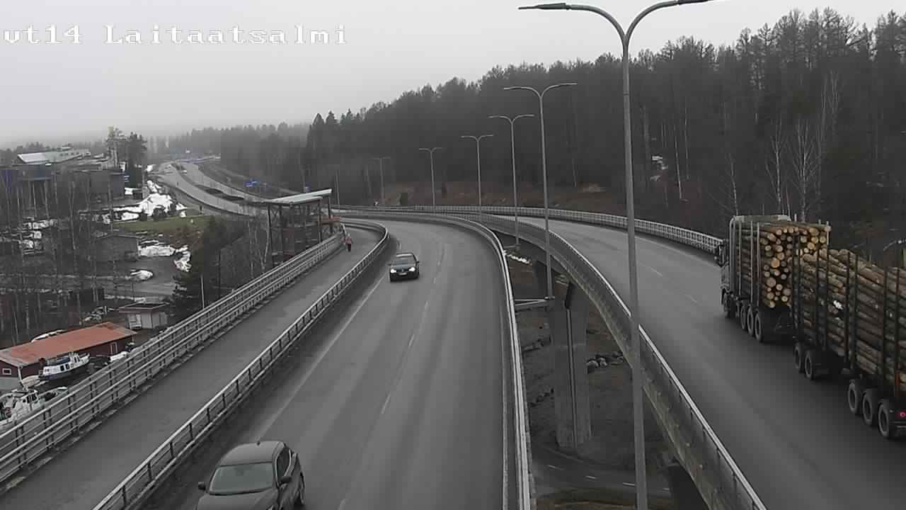 Kelikamerat Kuva Tie 14 Savonlinna, Laitaatsalmi silta, Savonlinna, Etelä-Savo