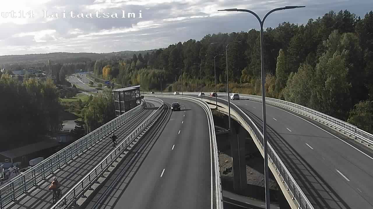 Kelikamerat Kuva Tie 14 Savonlinna, Laitaatsalmi silta, Savonlinna, Etelä-Savo