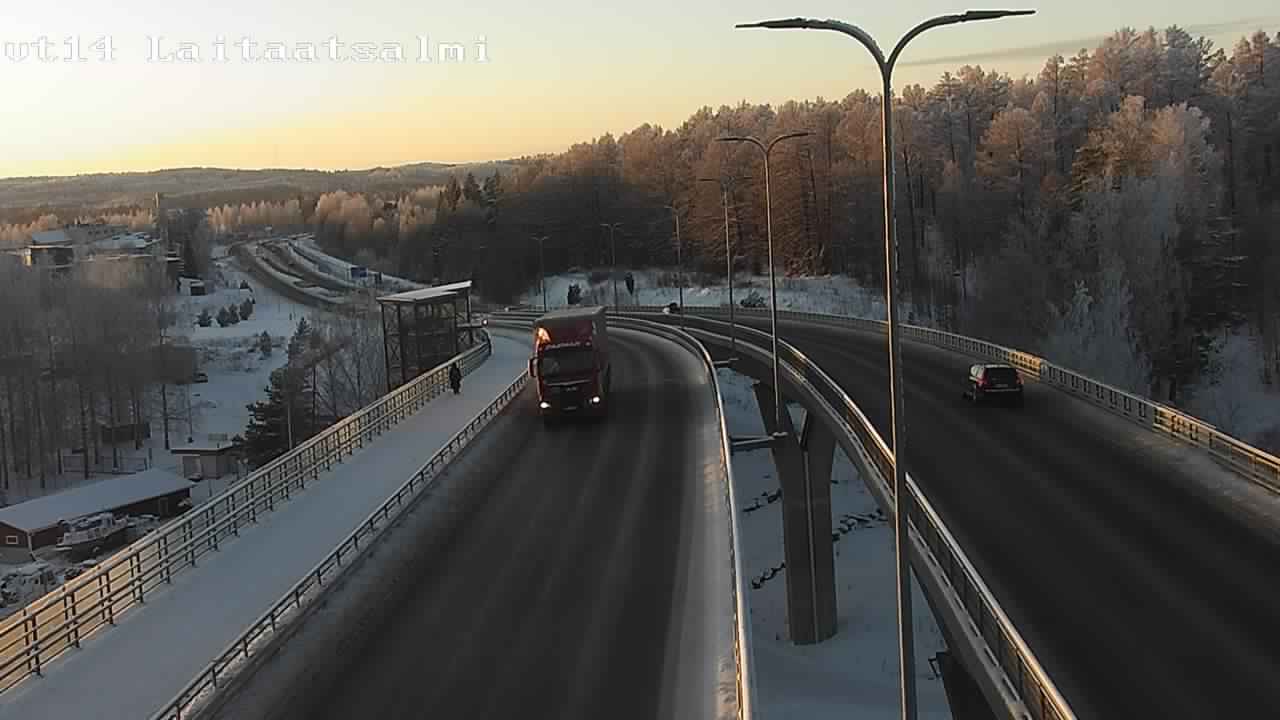 Kelikamerat Kuva Tie 14 Savonlinna, Laitaatsalmi silta, Savonlinna, Etelä-Savo