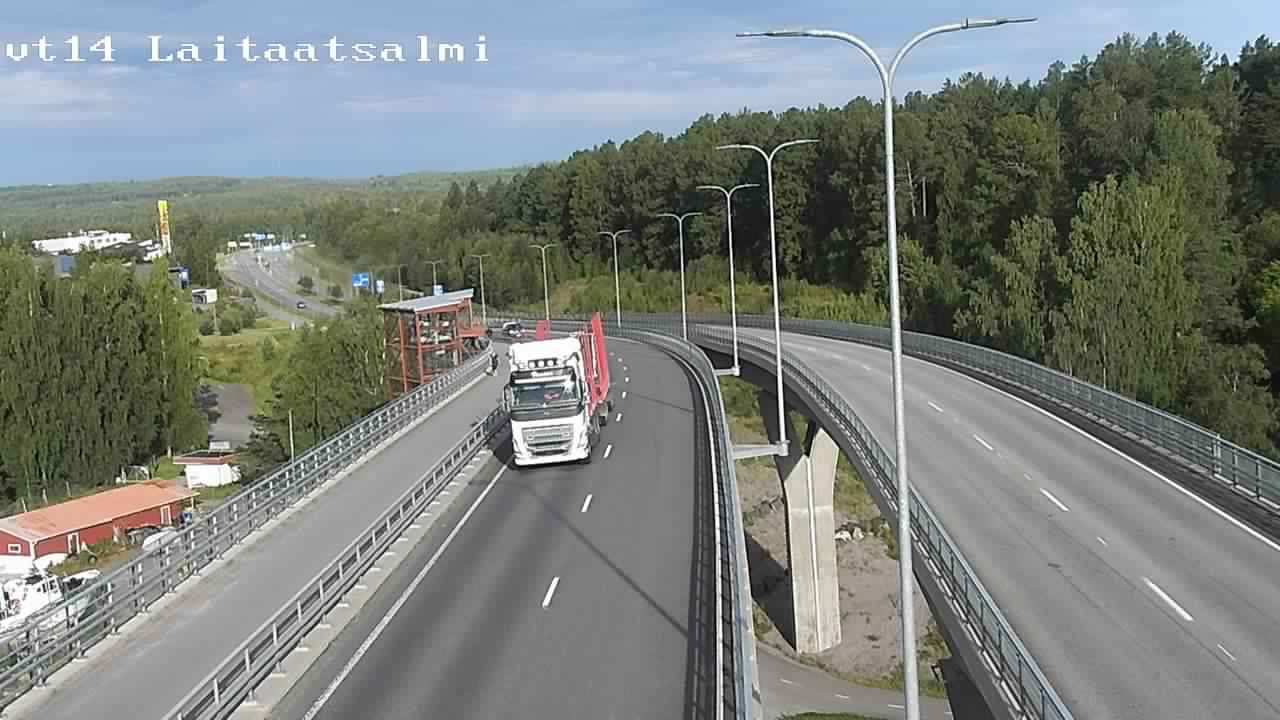 Weather Camera Image Road 14 Savonlinna, Laitaatsalmi, Savonlinna, Etelä-Savo