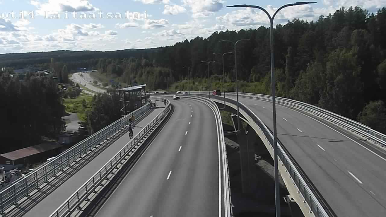Kelikamerat Kuva Tie 14 Savonlinna, Laitaatsalmi silta, Savonlinna, Etelä-Savo