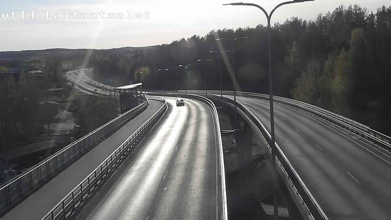 Kelikamerat Kuva Tie 14 Savonlinna, Laitaatsalmi silta, Savonlinna, Etelä-Savo