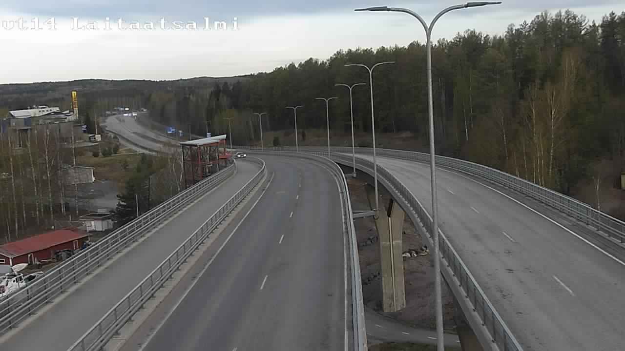 Kelikamerat Kuva Tie 14 Savonlinna, Laitaatsalmi silta, Savonlinna, Etelä-Savo