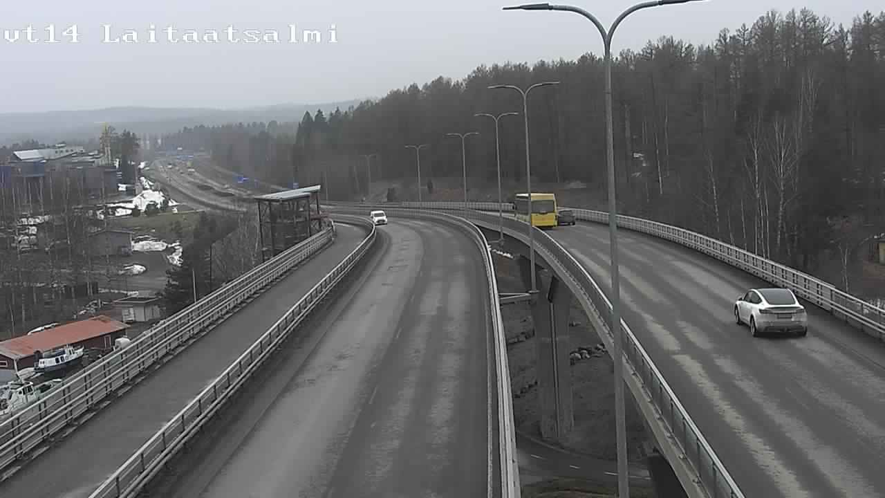 Weather Camera Image Road 14 Savonlinna, Laitaatsalmi, Savonlinna, Etelä-Savo