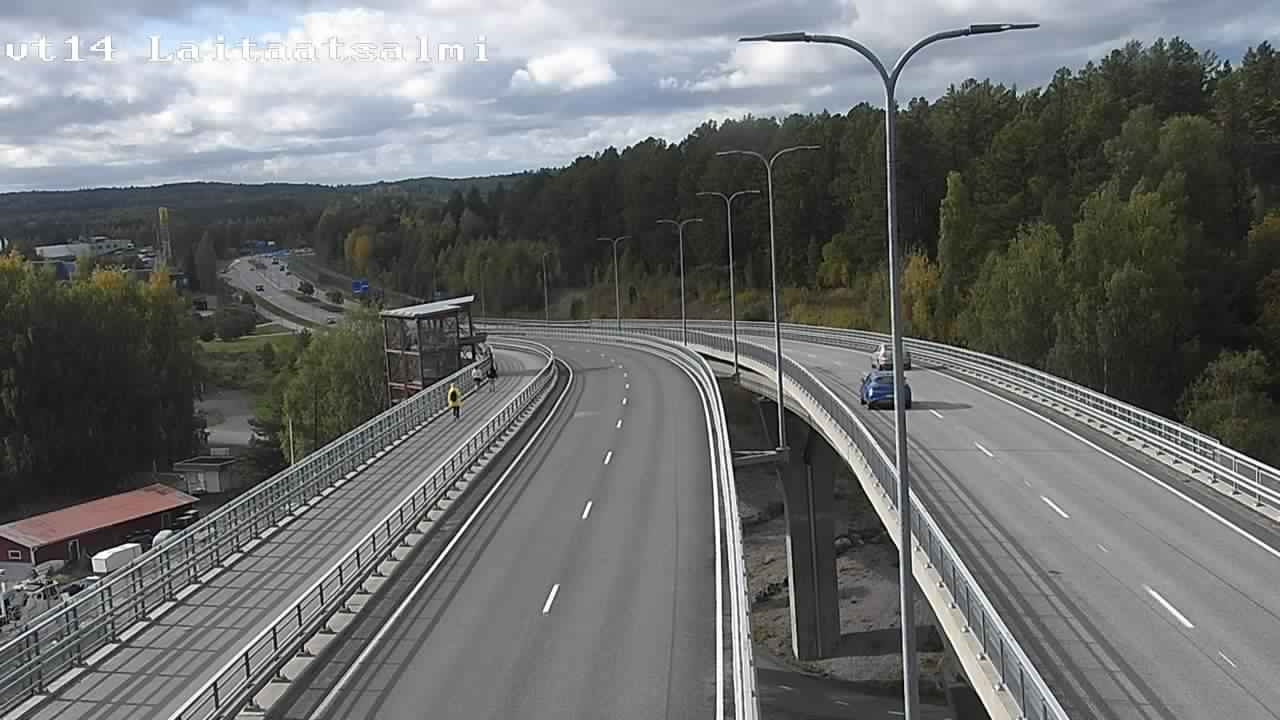 Weather Camera Image Road 14 Savonlinna, Laitaatsalmi, Savonlinna, Etelä-Savo