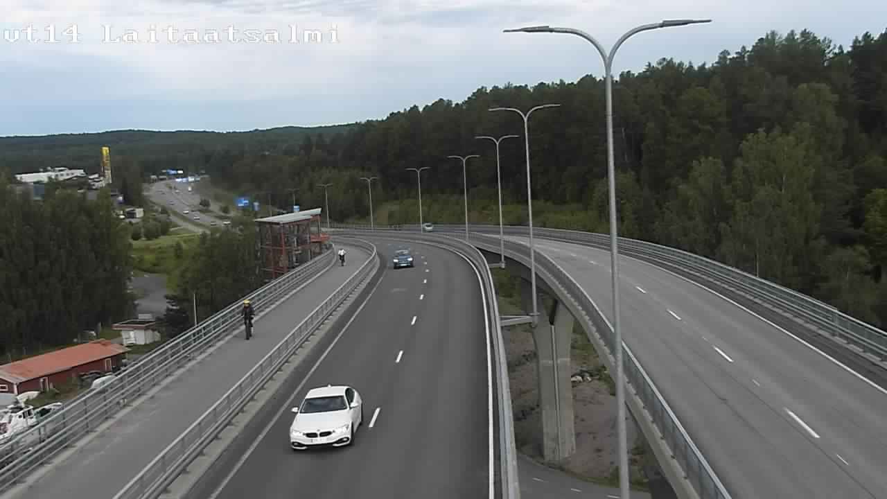 Weather Camera Image Road 14 Savonlinna, Laitaatsalmi, Savonlinna, Etelä-Savo