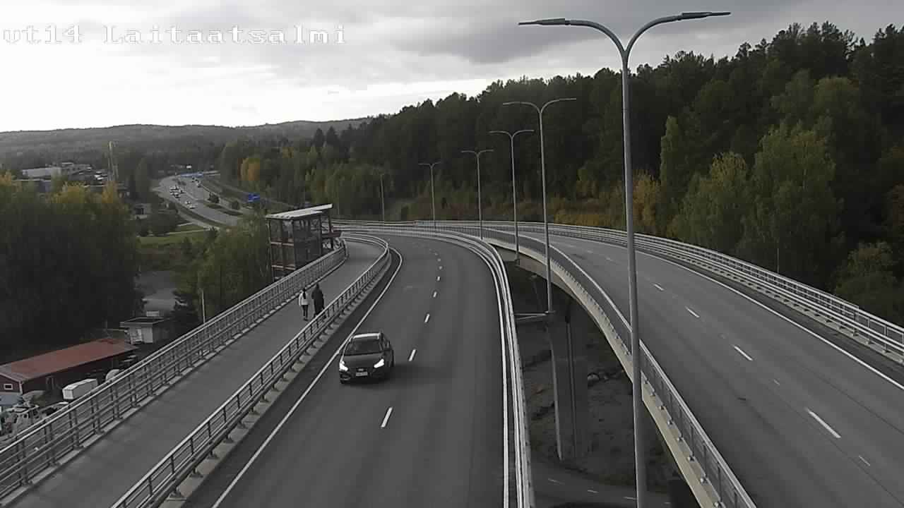 Weather Camera Image Road 14 Savonlinna, Laitaatsalmi, Savonlinna, Etelä-Savo