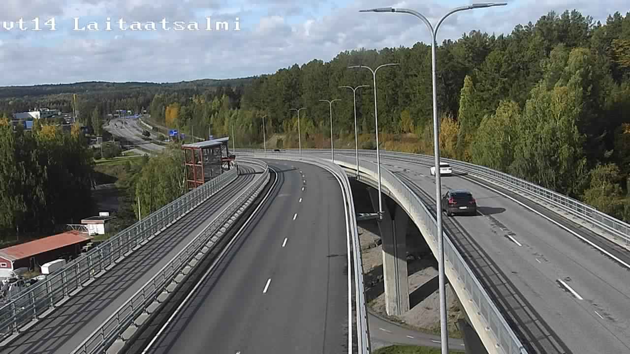 Weather Camera Image Väg 14 Nyslott, Laitaatsalmi, Savonlinna, Etelä-Savo