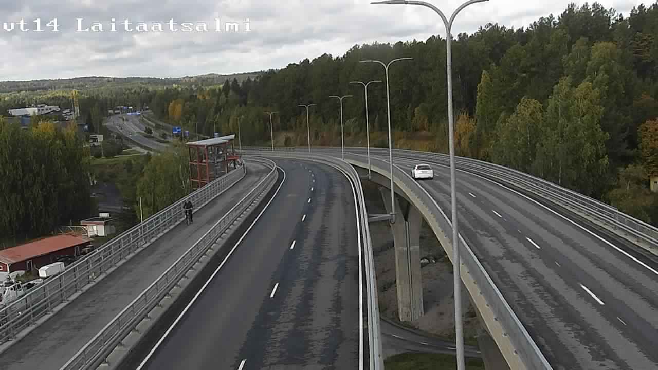 Weather Camera Image Road 14 Savonlinna, Laitaatsalmi, Savonlinna, Etelä-Savo