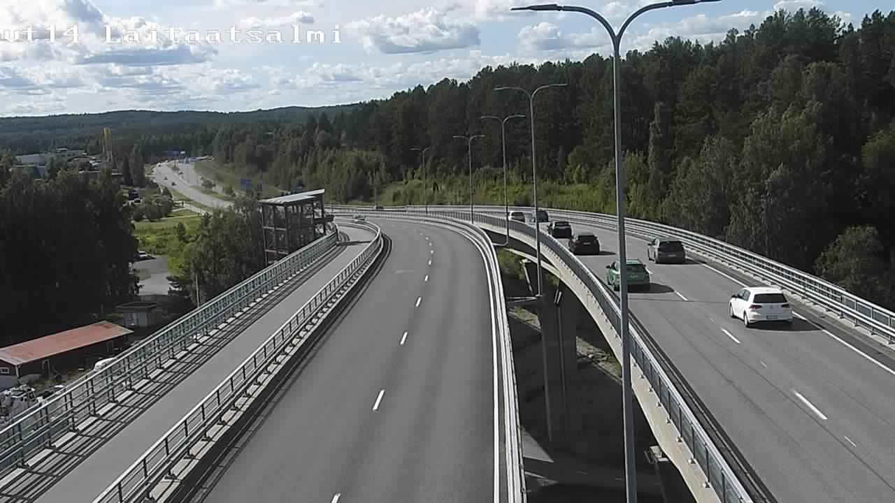 Kelikamerat Kuva Tie 14 Savonlinna, Laitaatsalmi silta, Savonlinna, Etelä-Savo