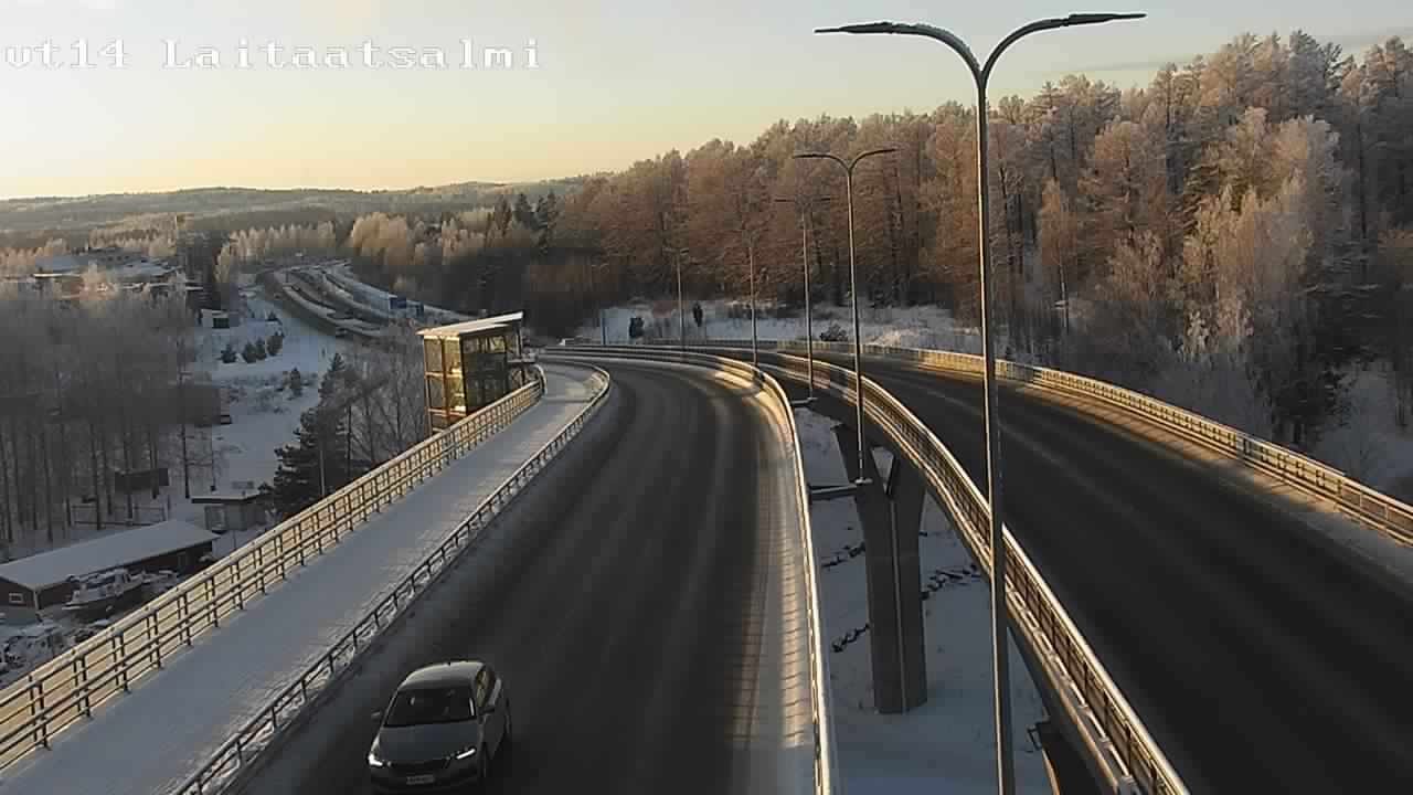 Kelikamerat Kuva Tie 14 Savonlinna, Laitaatsalmi silta, Savonlinna, Etelä-Savo