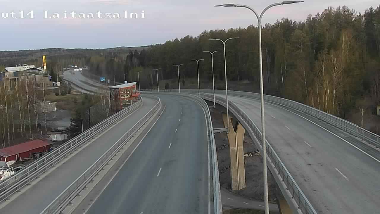 Kelikamerat Kuva Tie 14 Savonlinna, Laitaatsalmi silta, Savonlinna, Etelä-Savo