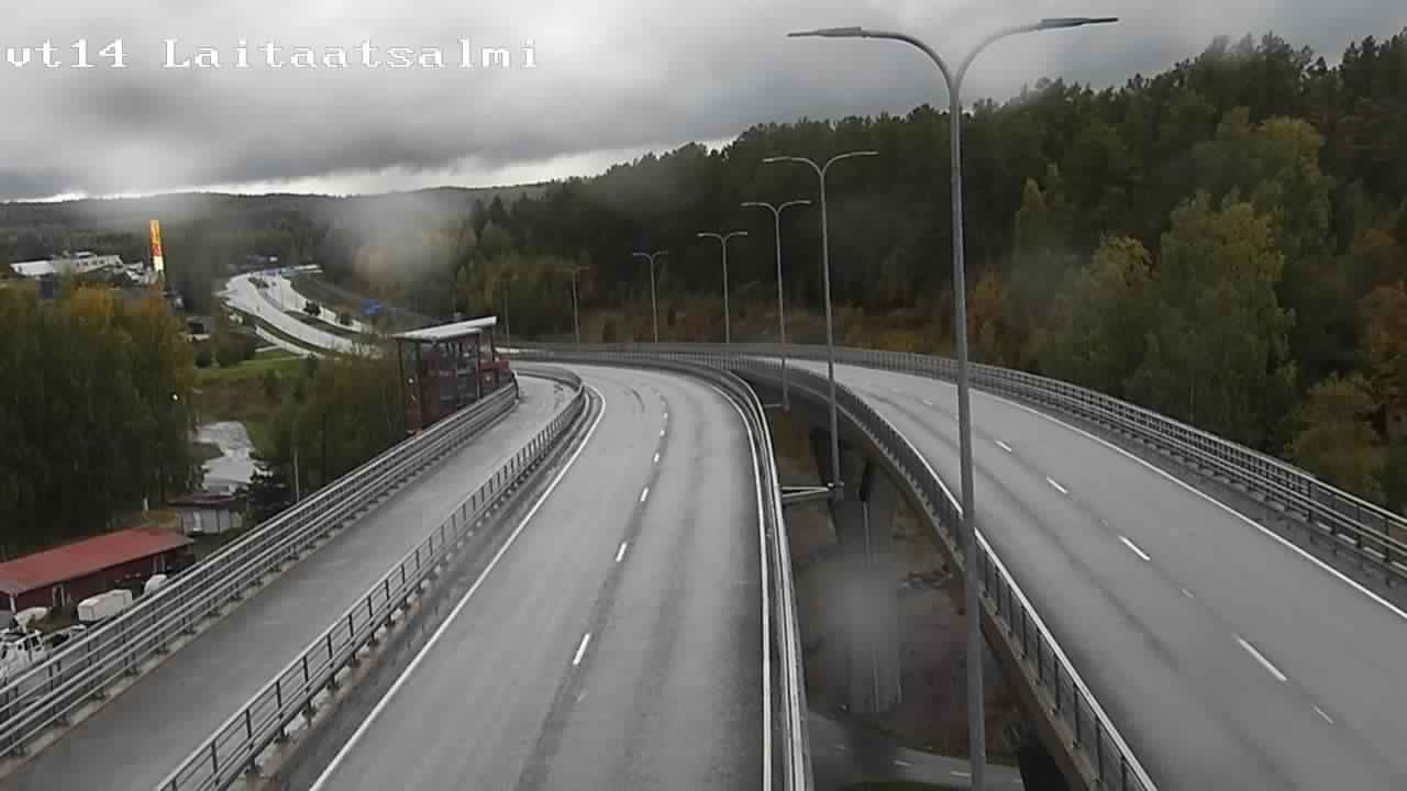 Kelikamerat Kuva Tie 14 Savonlinna, Laitaatsalmi silta, Savonlinna, Etelä-Savo