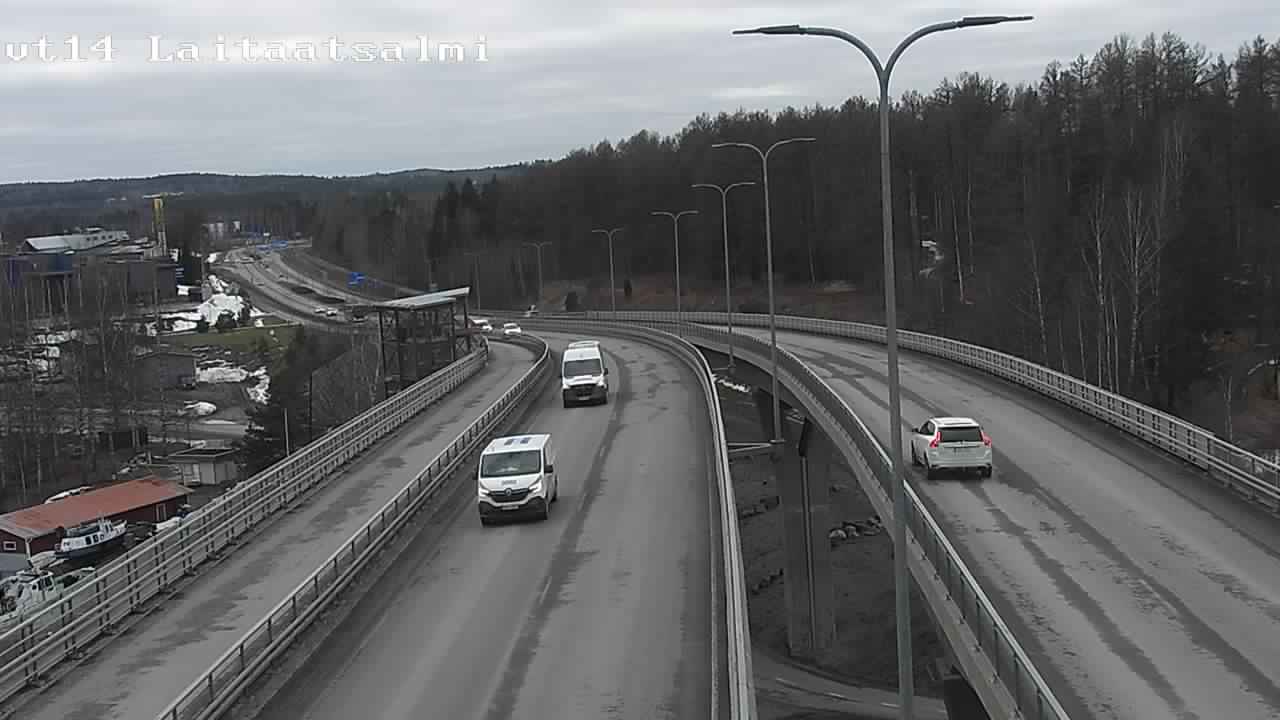 Kelikamerat Kuva Tie 14 Savonlinna, Laitaatsalmi silta, Savonlinna, Etelä-Savo