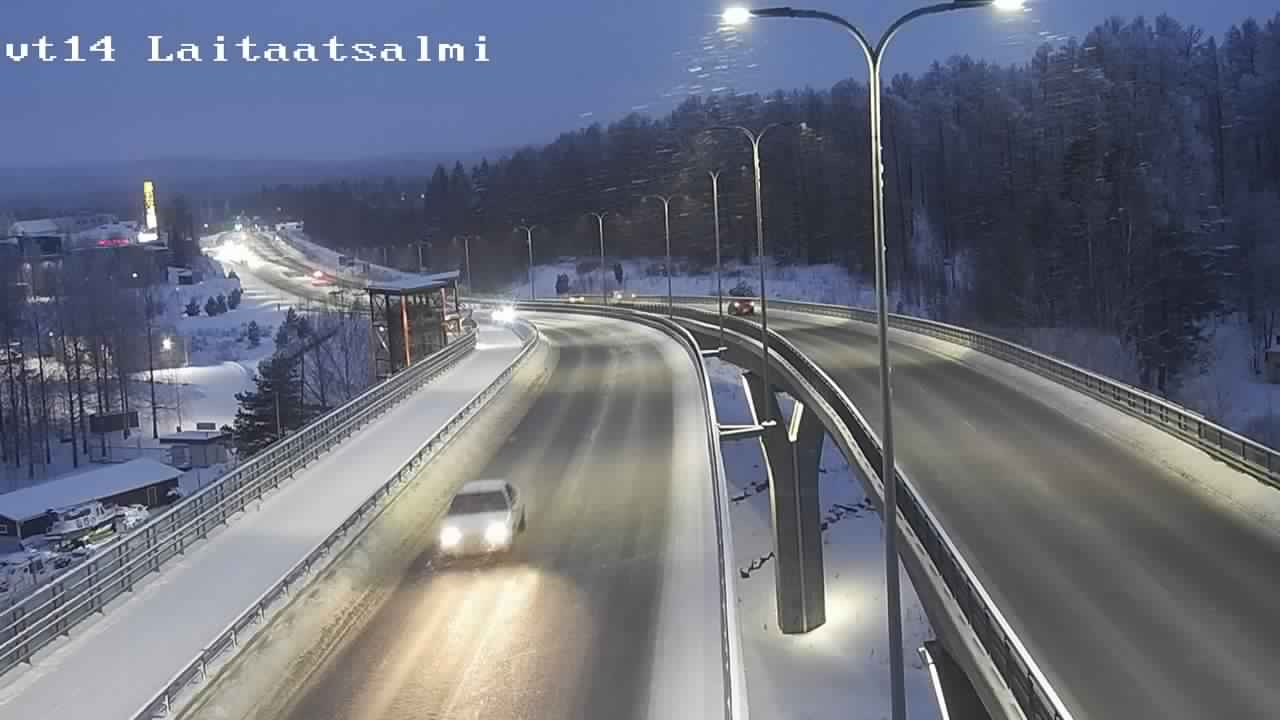 Weather Camera Image Road 14 Savonlinna, Laitaatsalmi, Savonlinna, Etelä-Savo