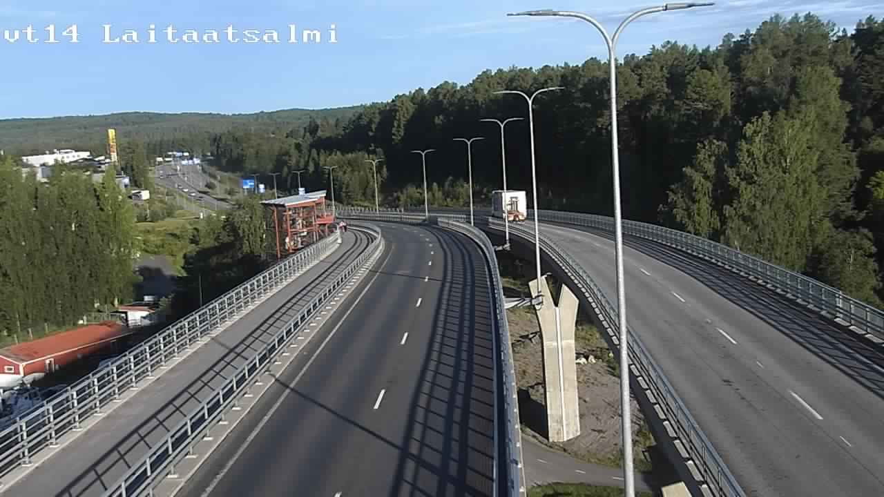 Kelikamerat Kuva Tie 14 Savonlinna, Laitaatsalmi silta, Savonlinna, Etelä-Savo