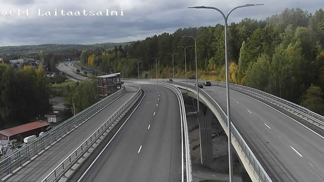 Weather Camera Image Road 14 Savonlinna, Laitaatsalmi, Savonlinna, Etelä-Savo