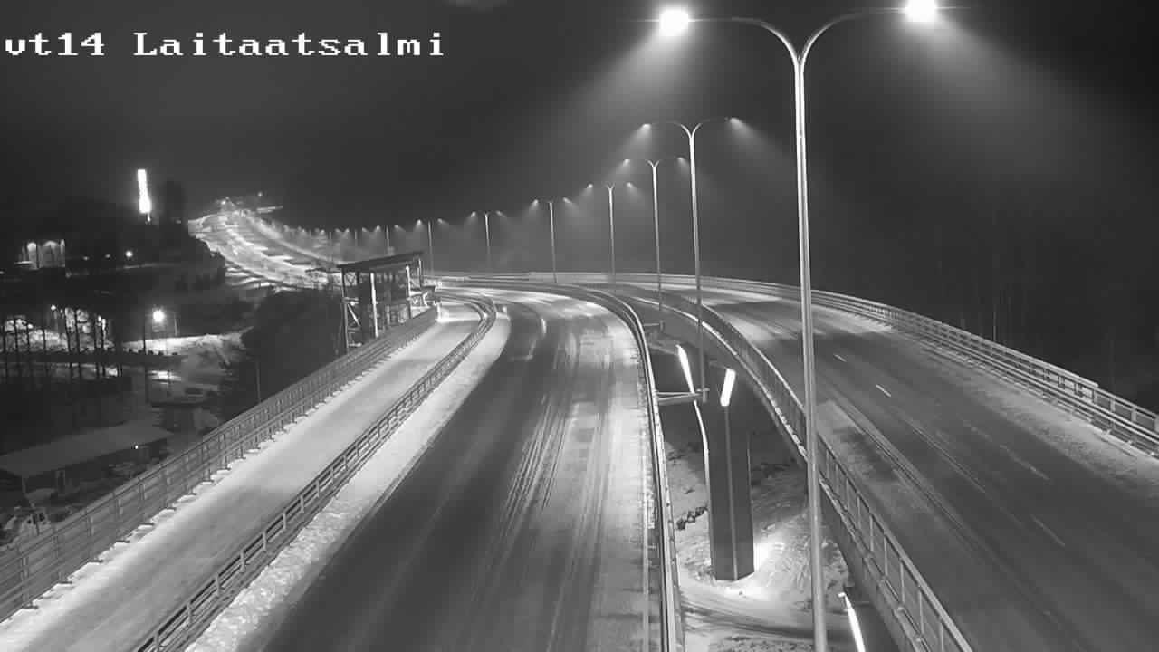 Weather Camera Image Väg 14 Nyslott, Laitaatsalmi, Savonlinna, Etelä-Savo