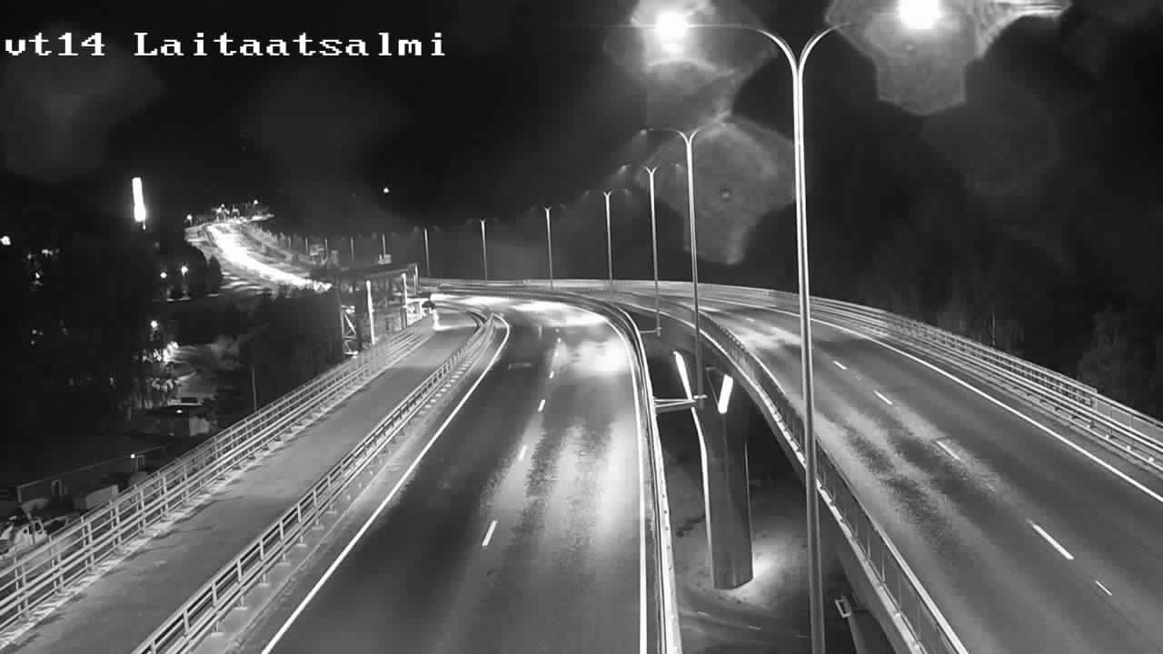 Weather Camera Image Road 14 Savonlinna, Laitaatsalmi, Savonlinna, Etelä-Savo