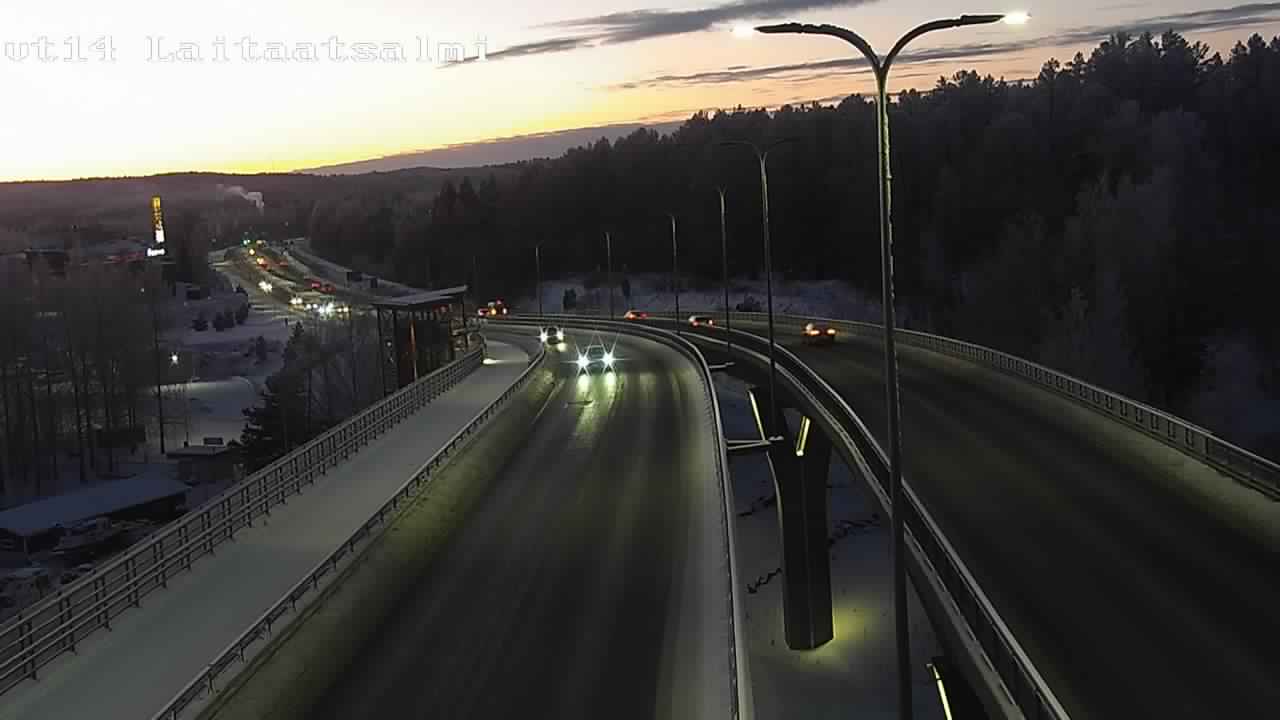 Kelikamerat Kuva Tie 14 Savonlinna, Laitaatsalmi silta, Savonlinna, Etelä-Savo