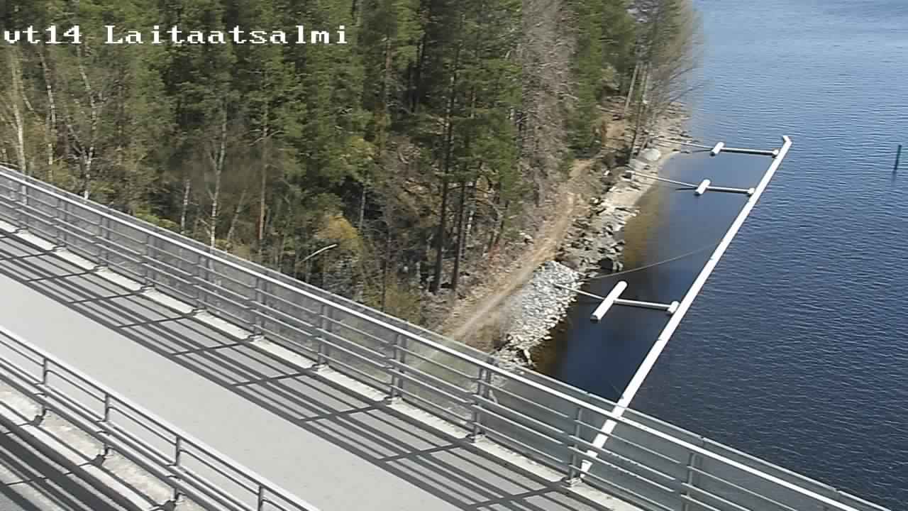 Kelikamerat Kuva Tie 14 Savonlinna, Laitaatsalmi silta, Savonlinna, Etelä-Savo