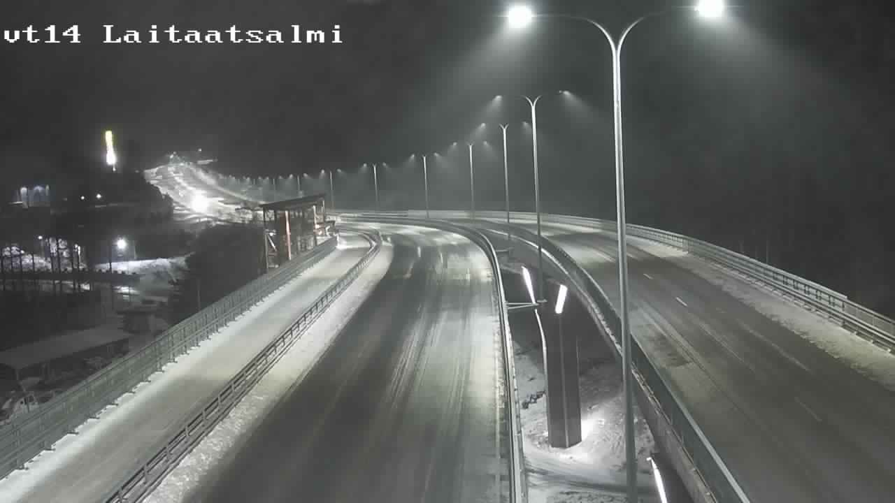 Weather Camera Image Väg 14 Nyslott, Laitaatsalmi, Savonlinna, Etelä-Savo