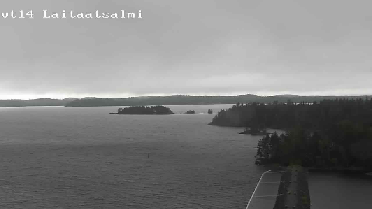 Weather Camera Image Road 14 Savonlinna, Laitaatsalmi, Savonlinna, Etelä-Savo