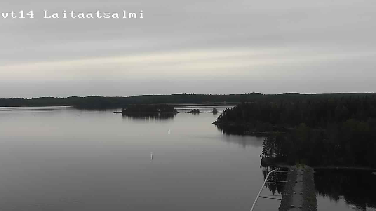 Weather Camera Image Väg 14 Nyslott, Laitaatsalmi, Savonlinna, Etelä-Savo