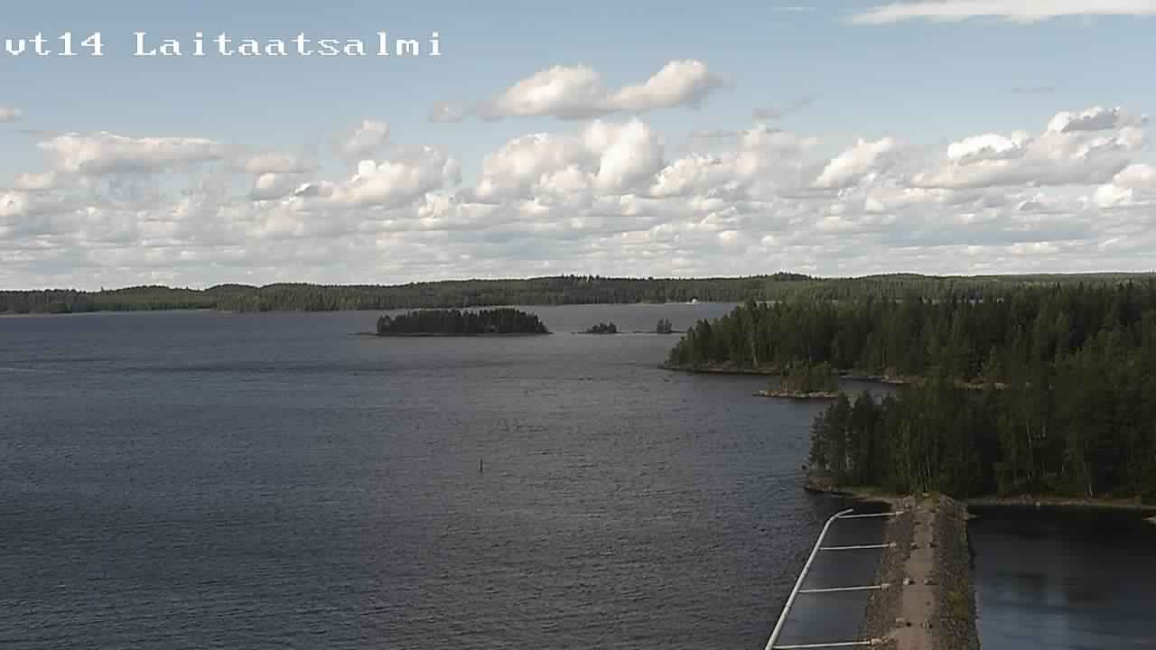Weather Camera Image Road 14 Savonlinna, Laitaatsalmi, Savonlinna, Etelä-Savo