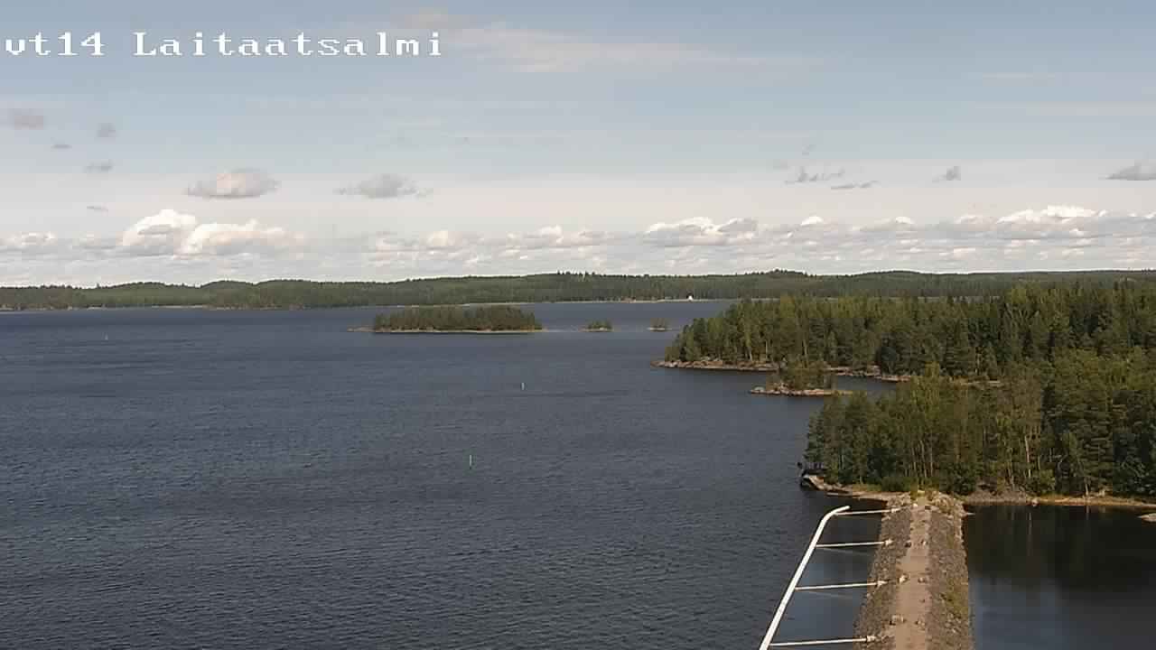 Weather Camera Image Road 14 Savonlinna, Laitaatsalmi, Savonlinna, Etelä-Savo