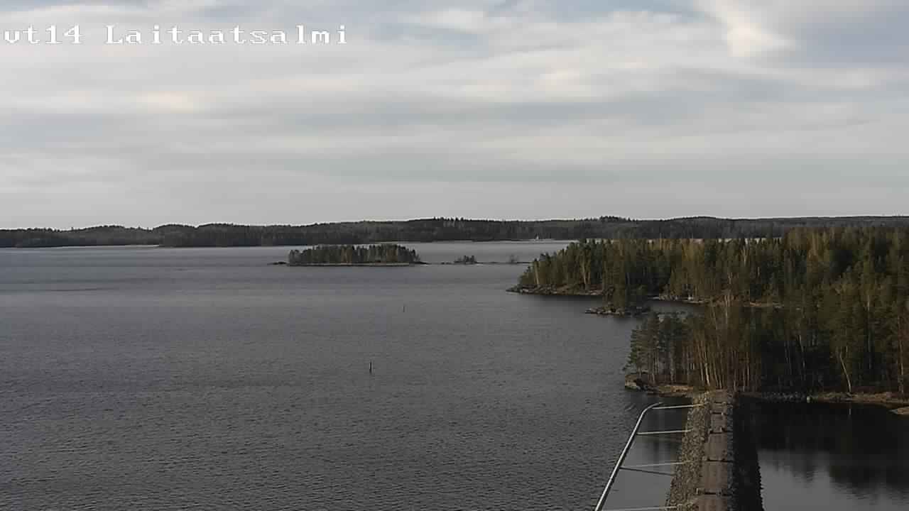 Weather Camera Image Väg 14 Nyslott, Laitaatsalmi, Savonlinna, Etelä-Savo