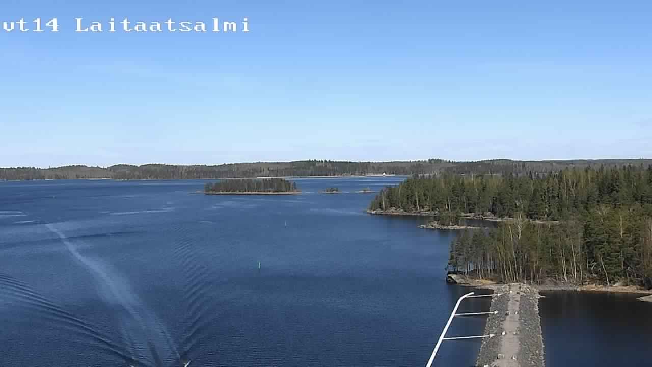 Weather Camera Image Road 14 Savonlinna, Laitaatsalmi, Savonlinna, Etelä-Savo