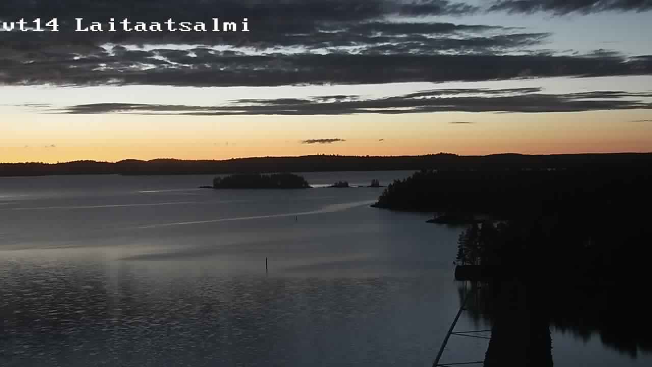 Weather Camera Image Road 14 Savonlinna, Laitaatsalmi, Savonlinna, Etelä-Savo