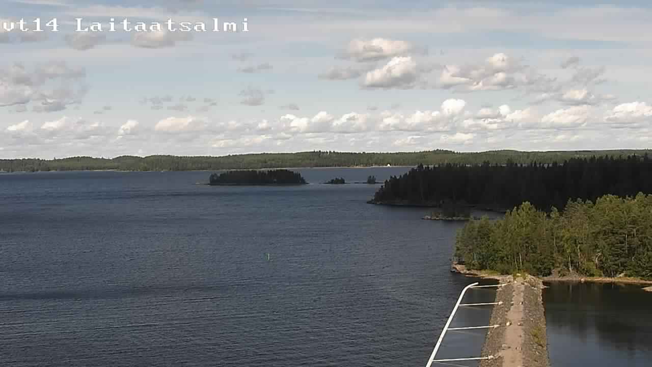 Weather Camera Image Road 14 Savonlinna, Laitaatsalmi, Savonlinna, Etelä-Savo