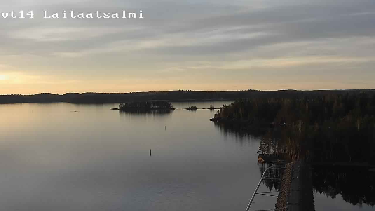 Weather Camera Image Väg 14 Nyslott, Laitaatsalmi, Savonlinna, Etelä-Savo