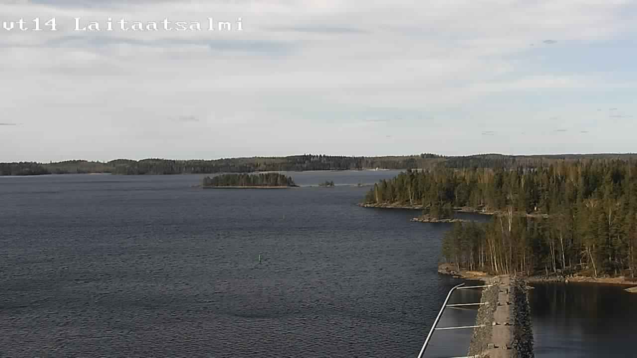 Weather Camera Image Väg 14 Nyslott, Laitaatsalmi, Savonlinna, Etelä-Savo
