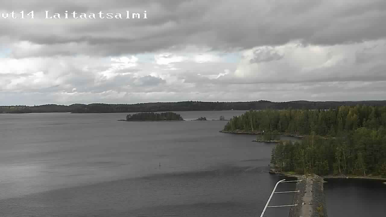 Weather Camera Image Road 14 Savonlinna, Laitaatsalmi, Savonlinna, Etelä-Savo