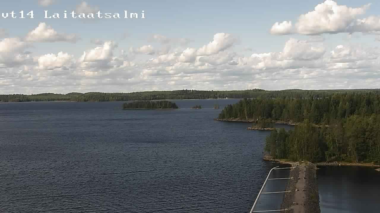 Weather Camera Image Road 14 Savonlinna, Laitaatsalmi, Savonlinna, Etelä-Savo