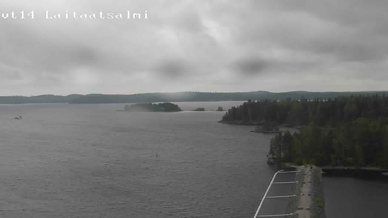Weather Camera Image Road 14 Savonlinna, Laitaatsalmi, Savonlinna, Etelä-Savo