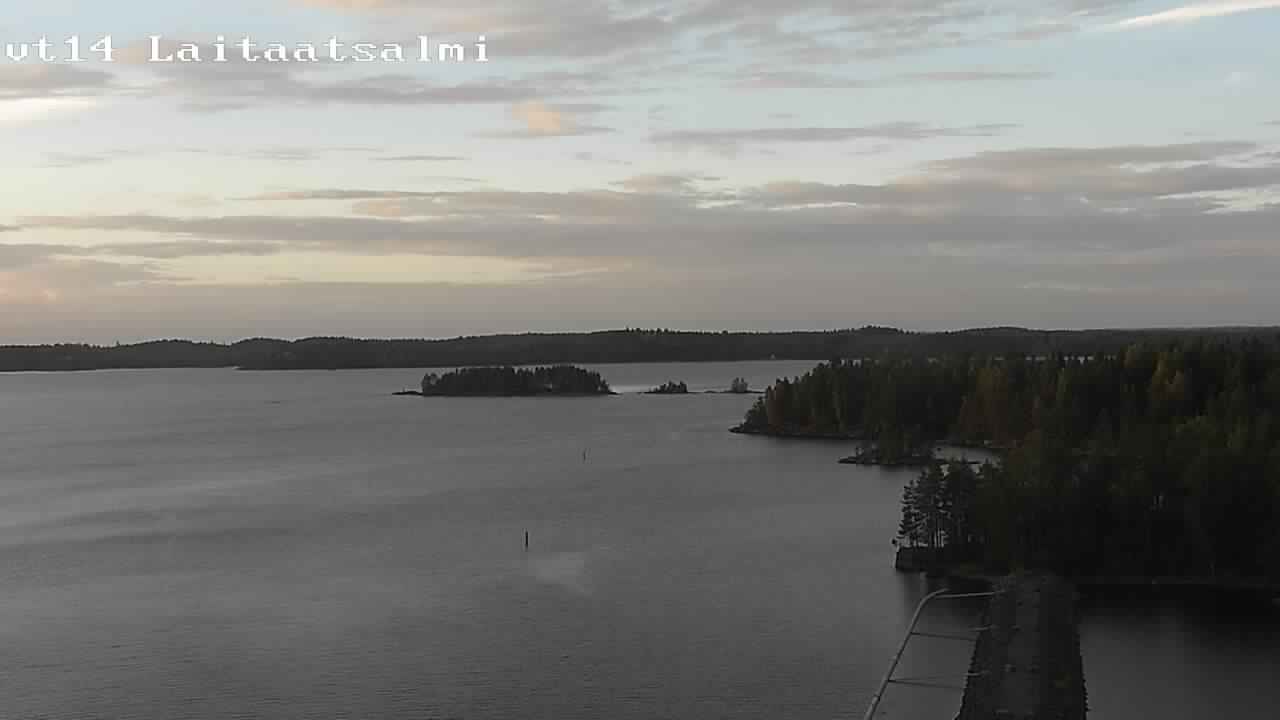 Weather Camera Image Road 14 Savonlinna, Laitaatsalmi, Savonlinna, Etelä-Savo